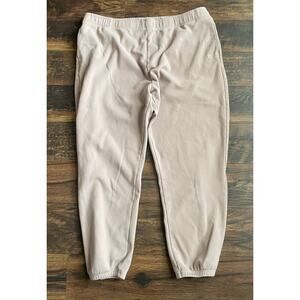 Buffbunny Cloud Jogger Drawstring Sweatpants Pockets Nude Sz XXXL